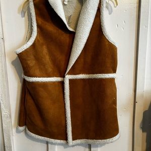Women’s suede vest